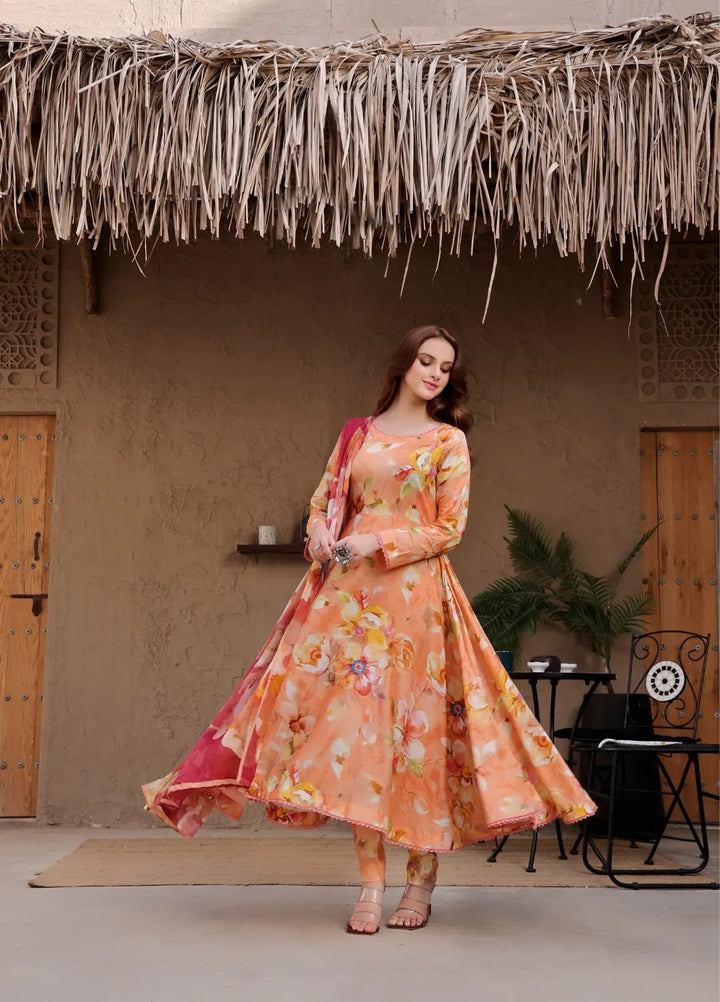 Feathers Pret Printed Lawn 3 Piece Suit Gardenia