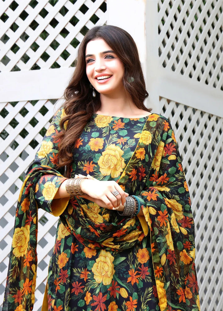 Feathers Pret Printed Lawn 3 Piece Suit Kalon