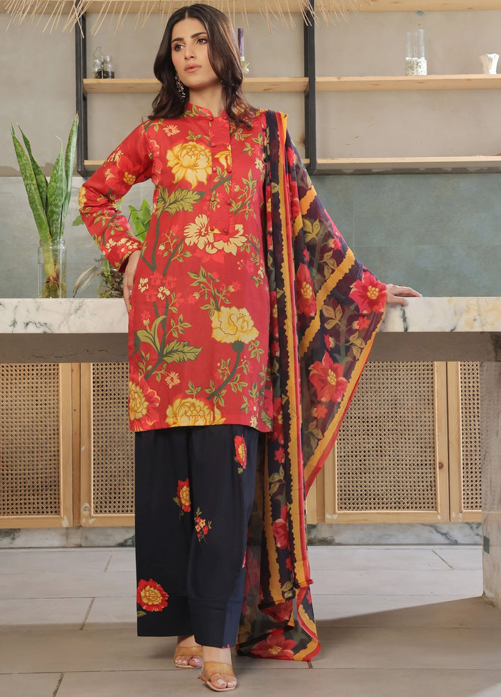 Feathers Pret Printed Lawn 3 Piece Suit Kohzest
