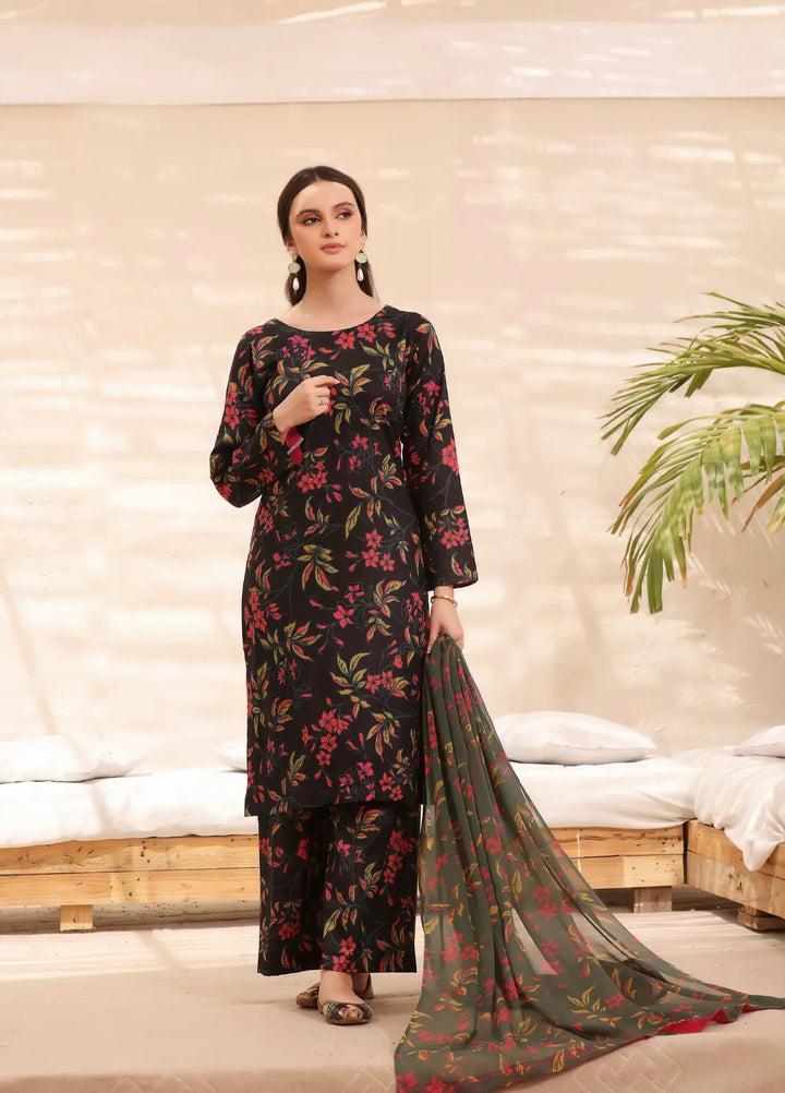Feathers Pret Printed Lawn 3 Piece Suit Mia