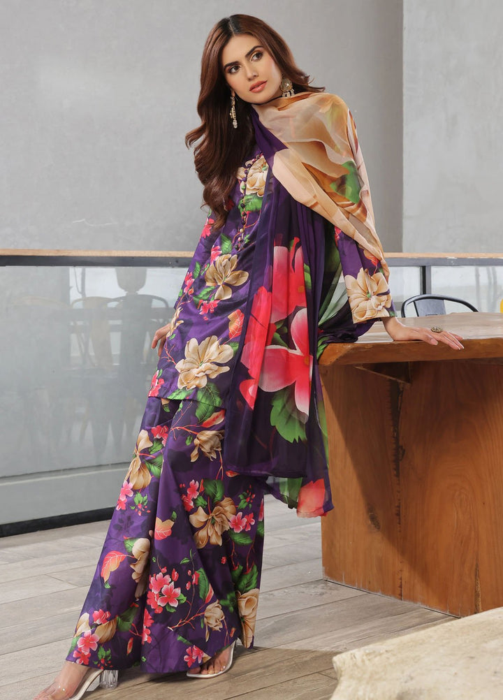 Feathers Pret Printed Lawn 3 Piece Suit Morvia