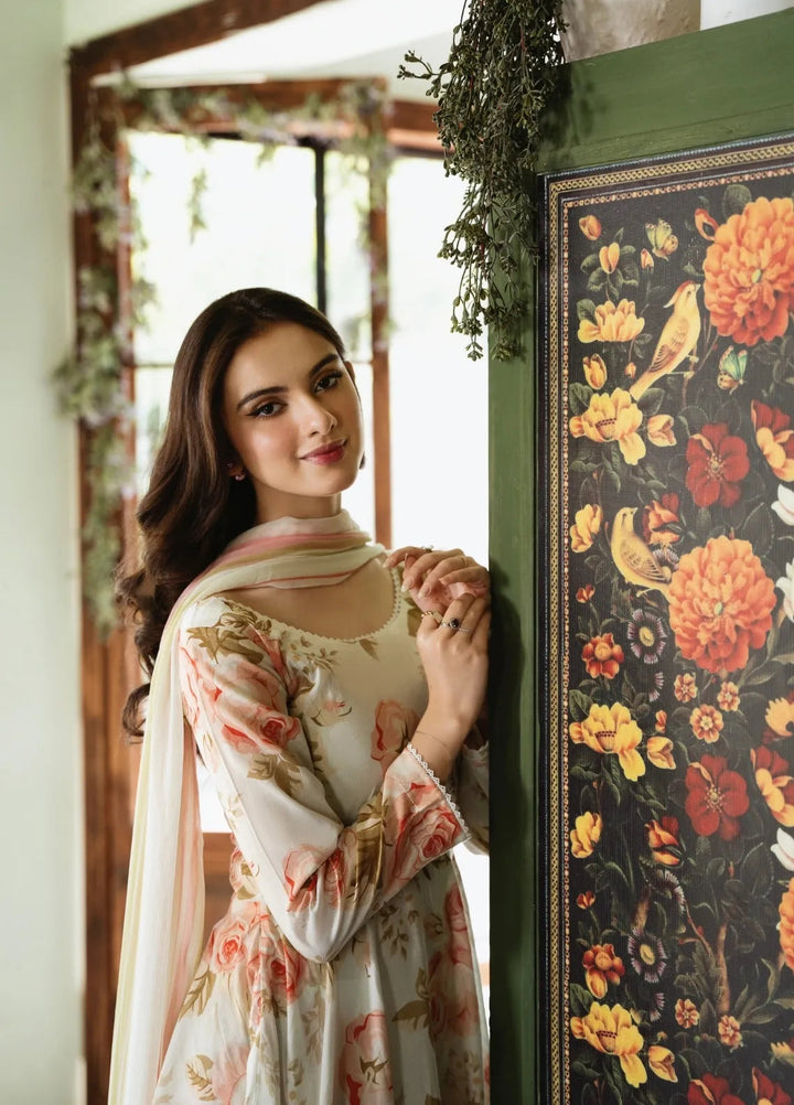 Feathers Pret Printed Lawn 3 Piece Suit Roselily