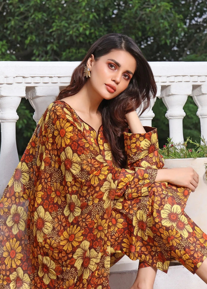 Feathers Pret Printed Lawn 3 Piece Suit Shyla