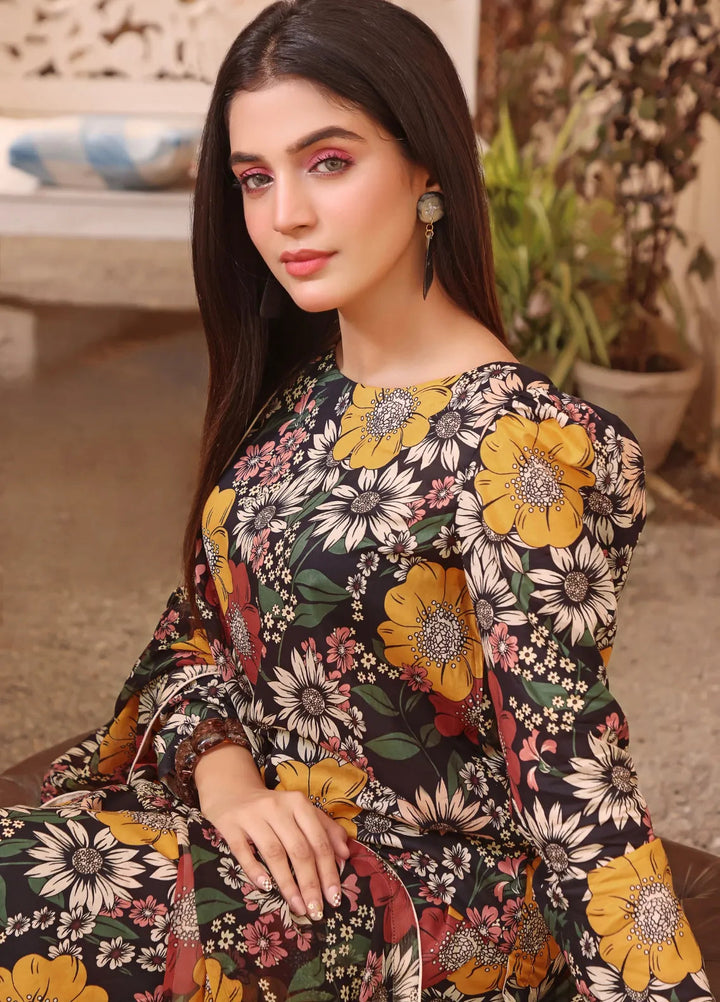 Feathers Pret Printed Lawn 3 Piece Suit Sitar