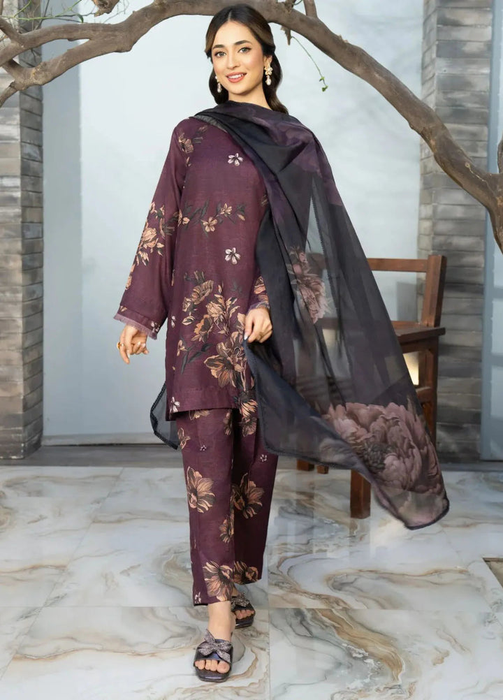 Fiona by Panache Apparel Pret Embroidered Cambric Lawn 3 Piece Suit Sierra