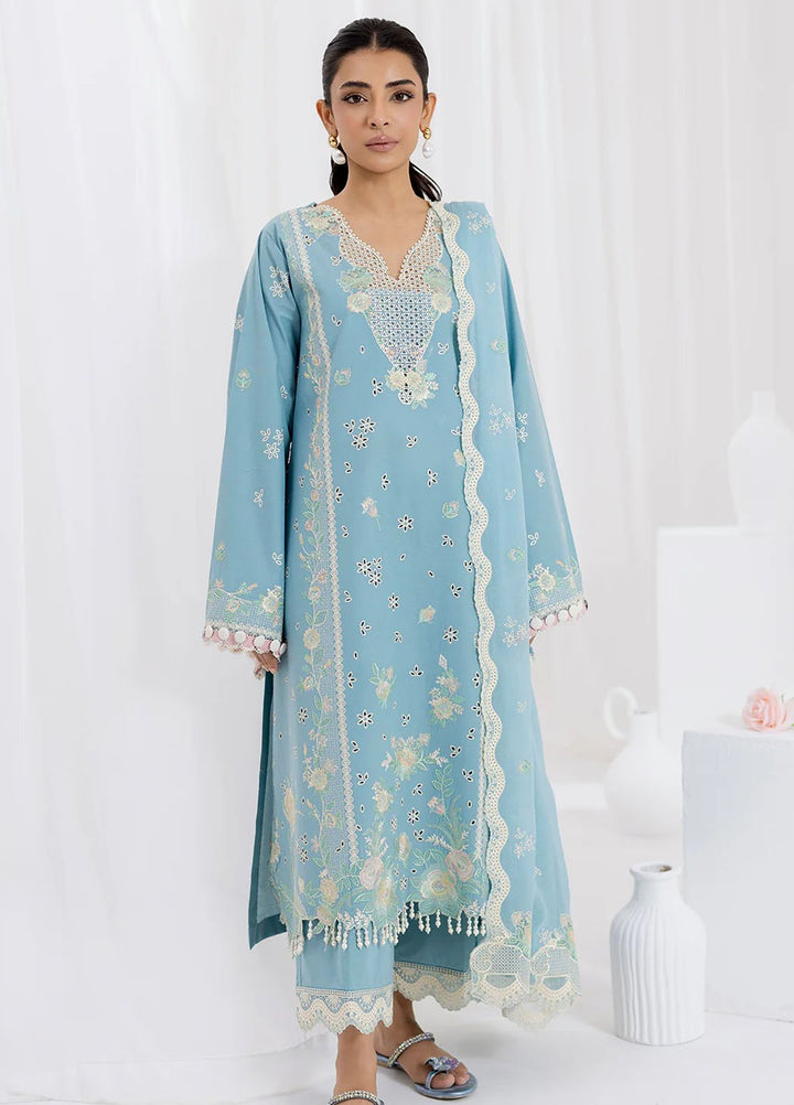 Fiona Embroidered Lawn Suits Unstitched 3 Piece Glacea - Summer Collection