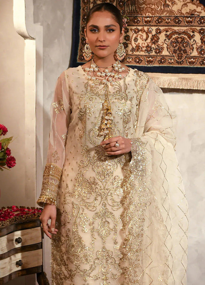 Fiona Embroidered Organza Suits Unstitched 4 Piece Radiance - Formals Collection