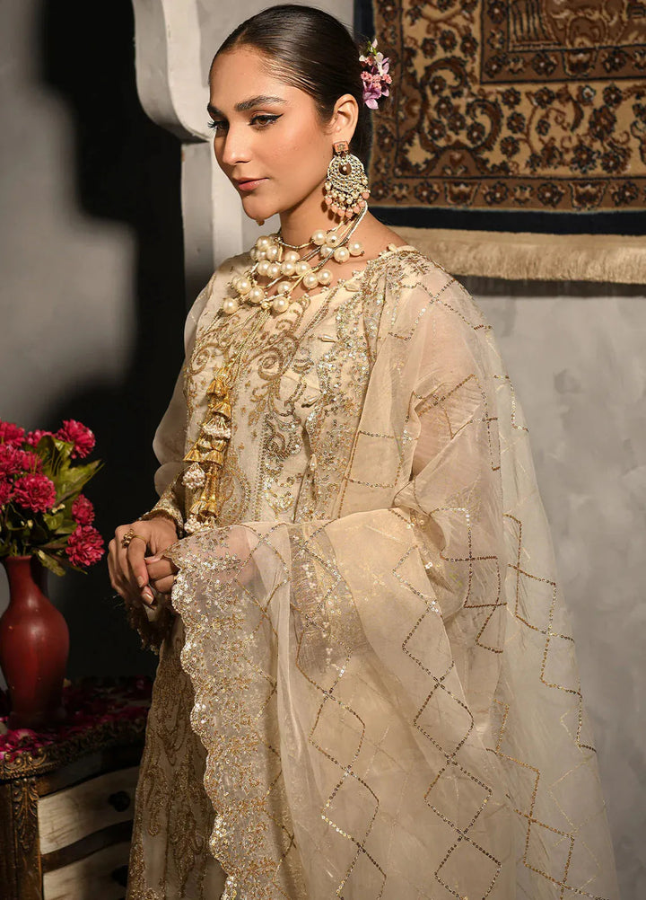 Fiona Embroidered Organza Suits Unstitched 4 Piece Radiance - Formals Collection