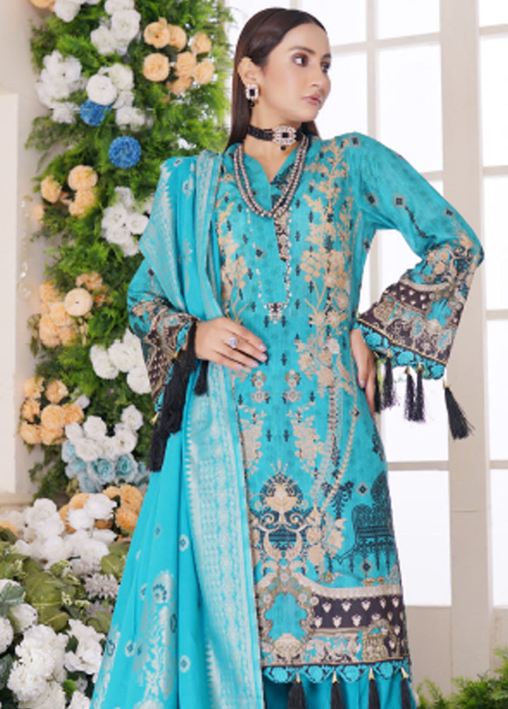 Firdous Fashion Printed Lawn Suits Unstitched 3 Piece FF24L F-01 Bunflow - Summer Collection