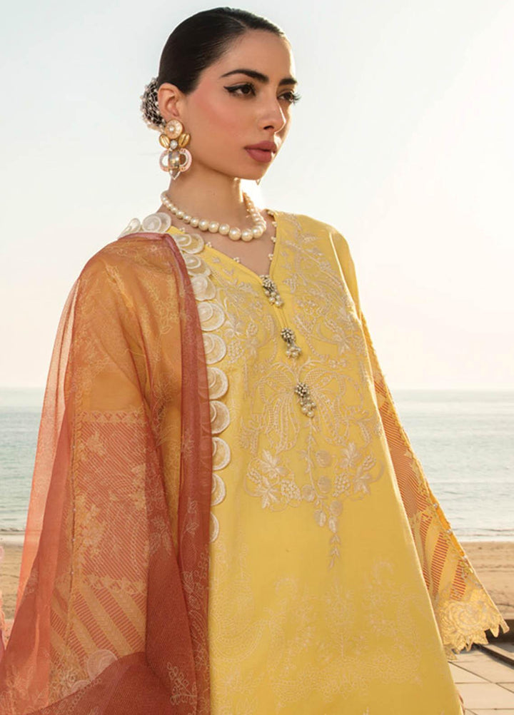 Florence By Rang Rasiya Embroidered Lawn Suits Unstitched 3 Piece RR23F 05 Zinnia - Summer Collection
