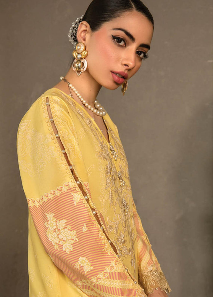 Florence By Rang Rasiya Embroidered Lawn Suits Unstitched 3 Piece RR23F 05 Zinnia - Summer Collection