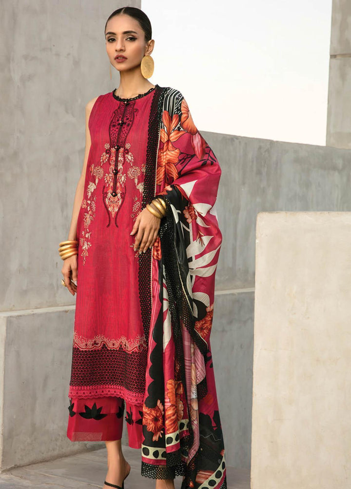 Florence By Rang Rasiya Embroidered Lawn Suits Unstitched 3 Piece RR23F 07 Freesia - Summer Collection