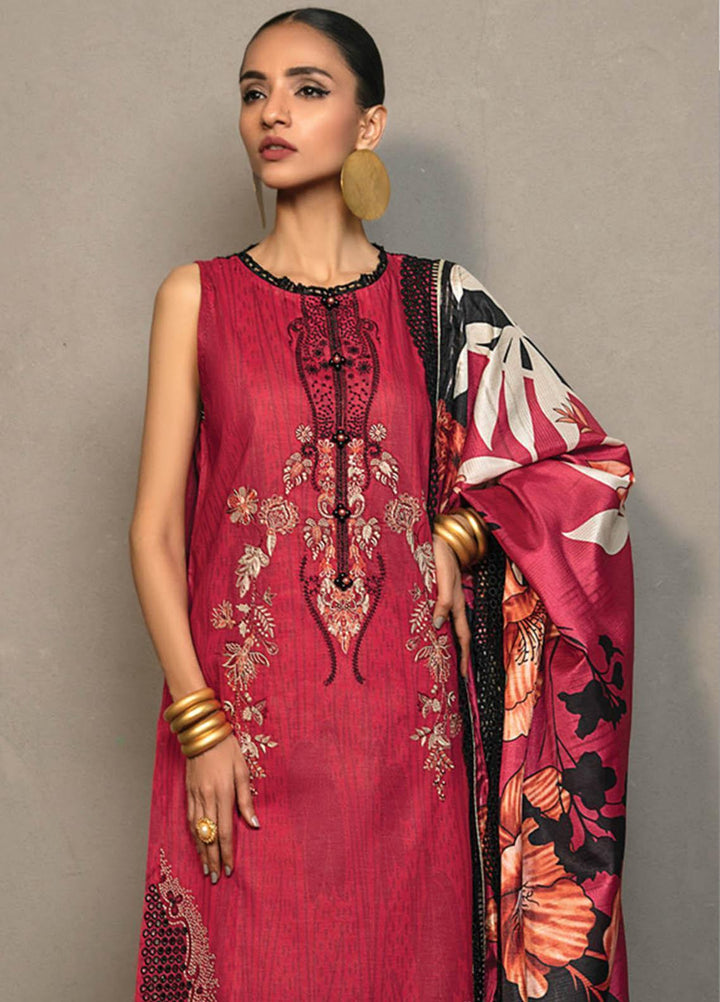 Florence By Rang Rasiya Embroidered Lawn Suits Unstitched 3 Piece RR23F 07 Freesia - Summer Collection