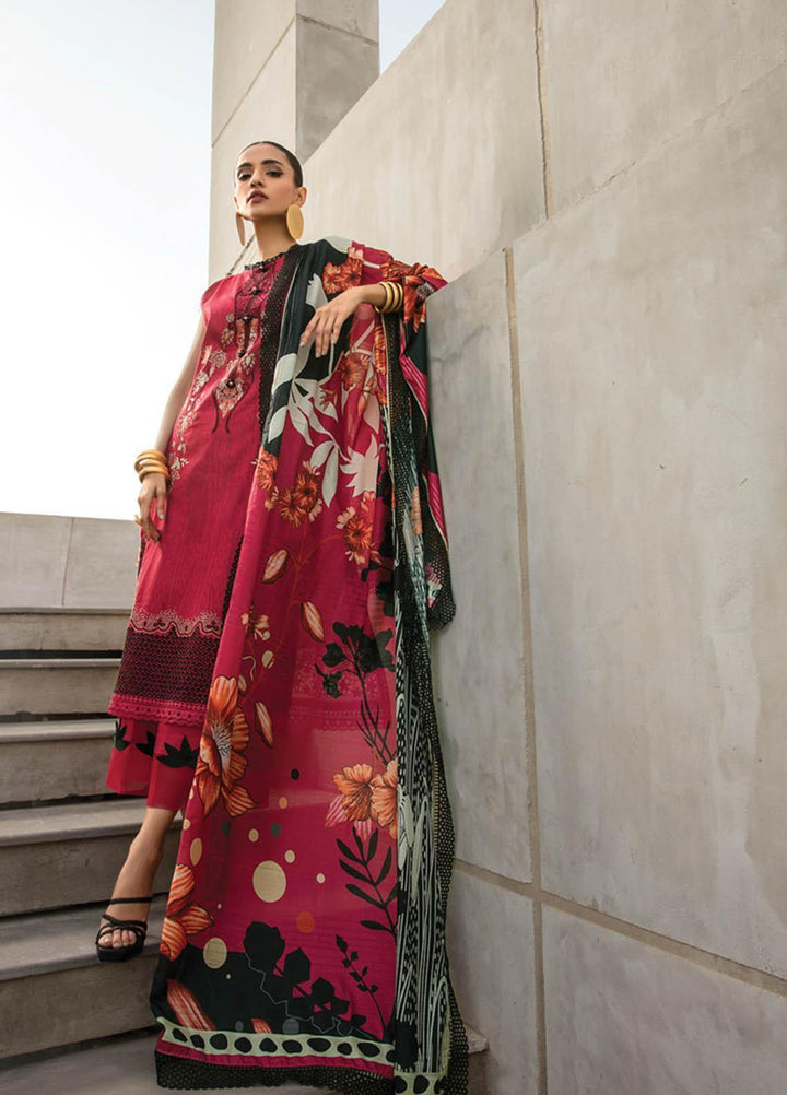 Florence By Rang Rasiya Embroidered Lawn Suits Unstitched 3 Piece RR23F 07 Freesia - Summer Collection