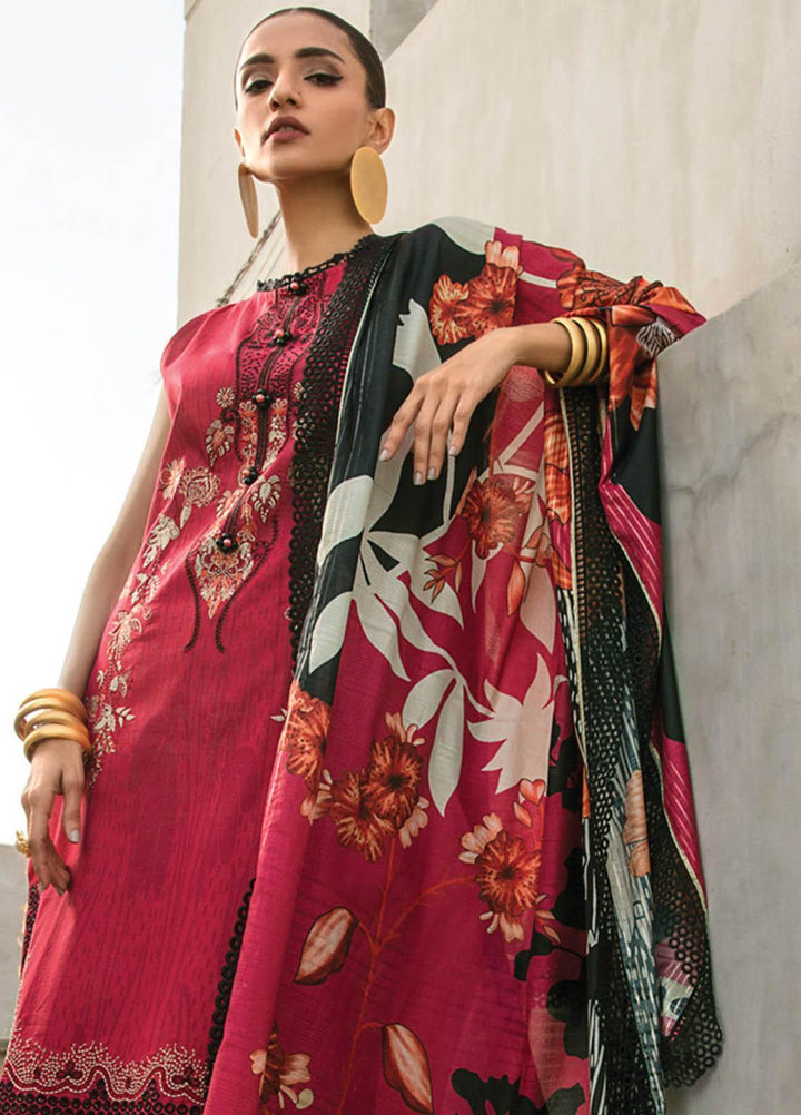 Florence By Rang Rasiya Embroidered Lawn Suits Unstitched 3 Piece RR23F 07 Freesia - Summer Collection