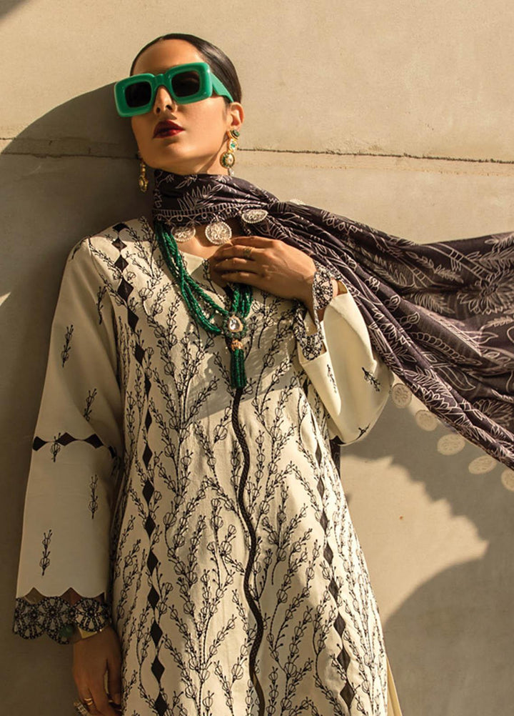 Florence By Rang Rasiya Embroidered Lawn Suits Unstitched 3 Piece RR23F 11 Lvy - Summer Collection