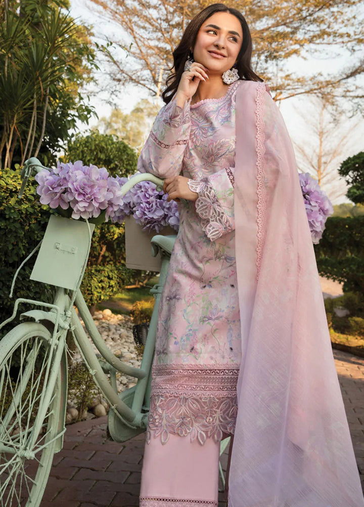 Florence by Rang Rasiya Embroidered Lawn Suit Unstitched 3 Piece RR25F D-11 Rania - Summer Collection