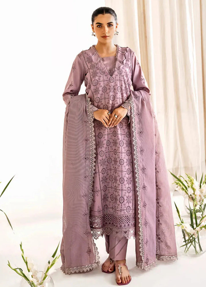 Florent Embroidered Lawn Suit Unstitched 3 Piece FL24F FL-3A - Summer Collection