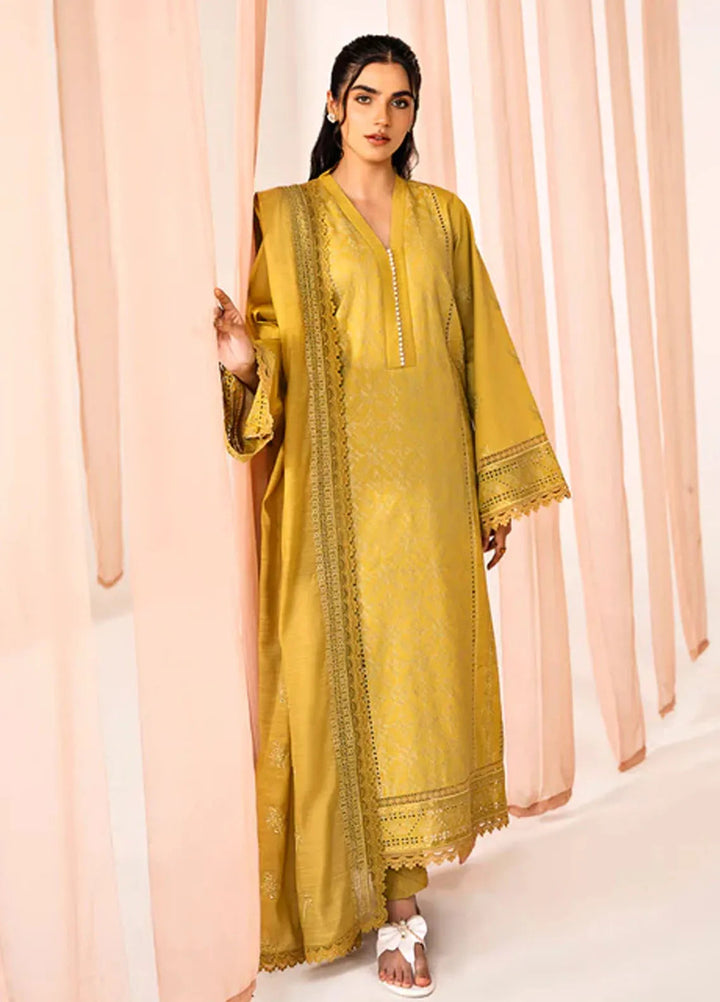 Florent Embroidered Lawn Suit Unstitched 3 Piece FL24F FL-6A - Summer Collection