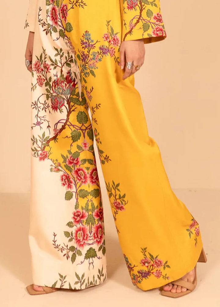 Fozia Khalid Pret Casual Khaadi Silk Jumpsuit Lumina