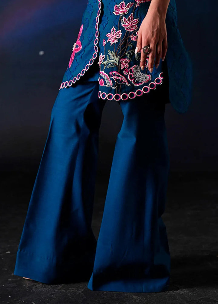 Fozia Khalid Pret Embroidered Cotton net 2 Piece Suit Vega