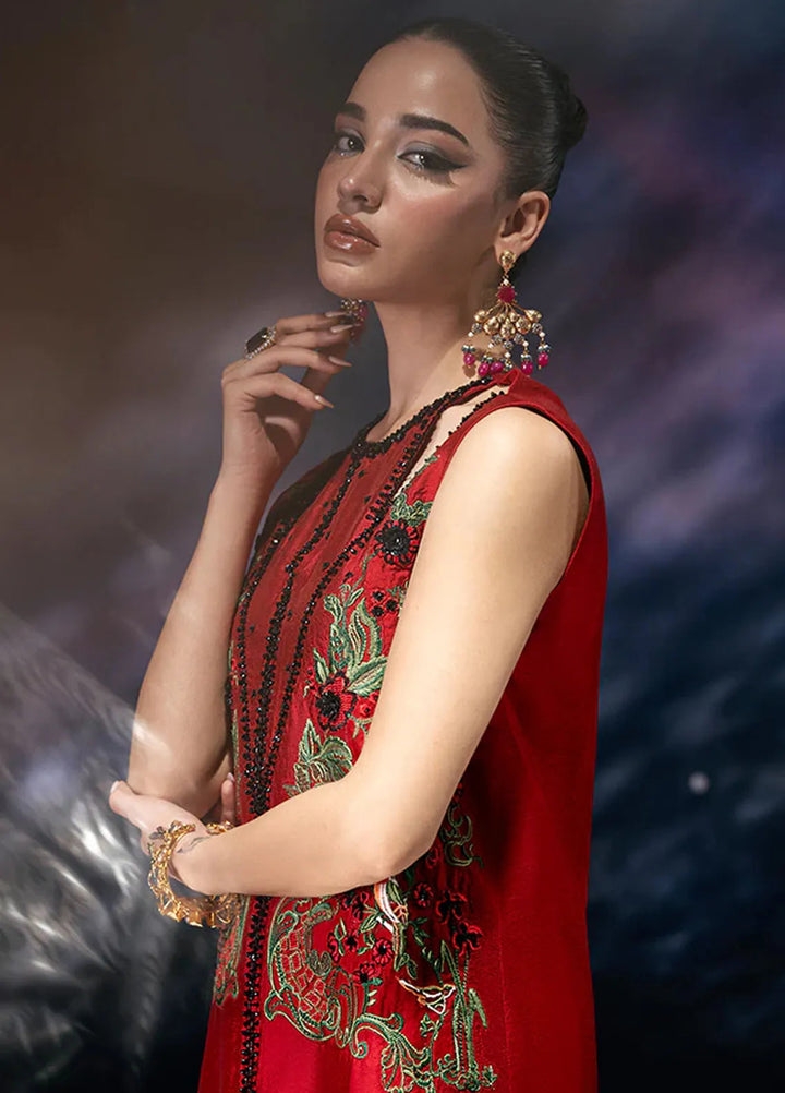 Fozia Khalid Pret Embroidered Organza 2 Piece Suit Fiore