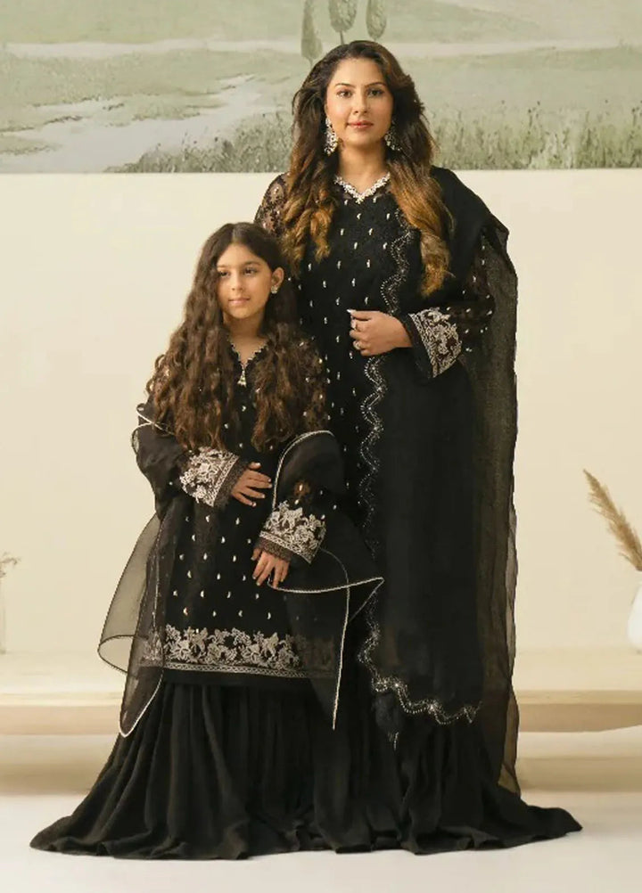 Fozia Khalid Pret Embroidered Organza 3 Piece Suit Tissa