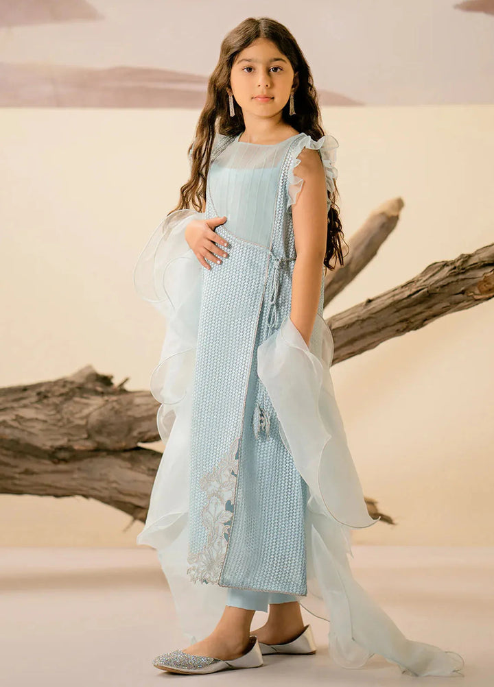 Fozia Khalid Pret Embroidered Organza 3 Piece Suit Yesra