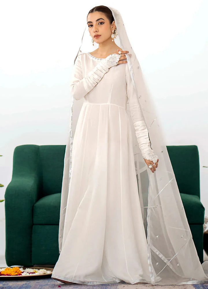 Fozia Khalid Pret Embroidered Silk 2 Piece Suit Ava