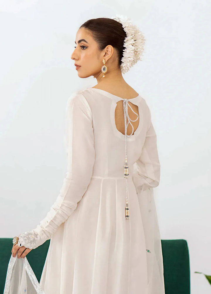 Fozia Khalid Pret Embroidered Silk 2 Piece Suit Ava