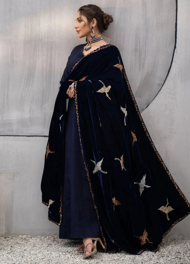 Fozia Khalid Pret Embroidered Silk 2 Piece Suit FK-W-01