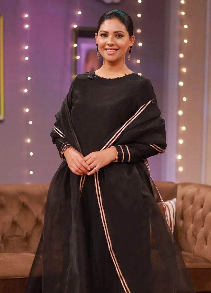 Fozia Khalid Pret Embroidered Silk 2 Piece Suit FK-W-02