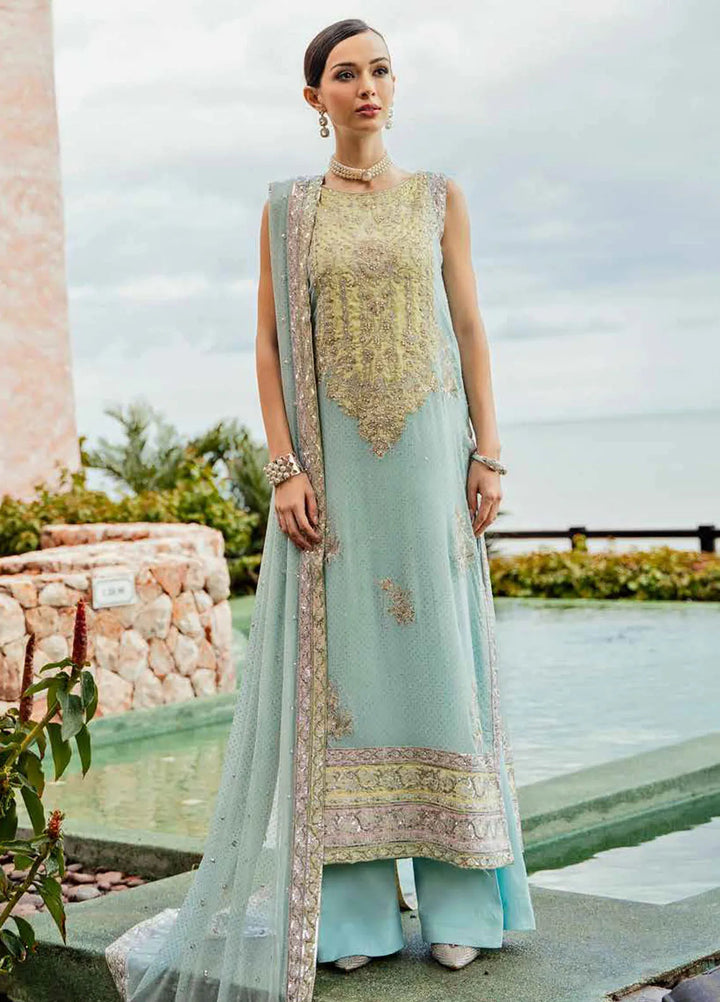 Freesia Luxury Formals Embroidered Chiffon Suit Unstitched 3 Piece FRE24L Caca FW23513 - Formals Collection