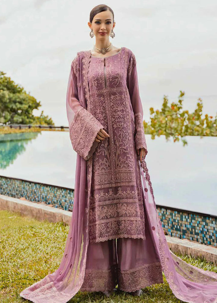 Freesia Luxury Formals Embroidered Chiffon Suit Unstitched 3 Piece FRE24L Emilia FW23516 - Formals Collection