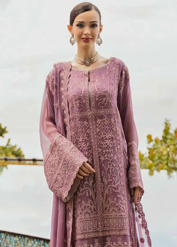 Freesia Luxury Formals Embroidered Chiffon Suit Unstitched 3 Piece FRE24L Emilia FW23516 - Formals Collection