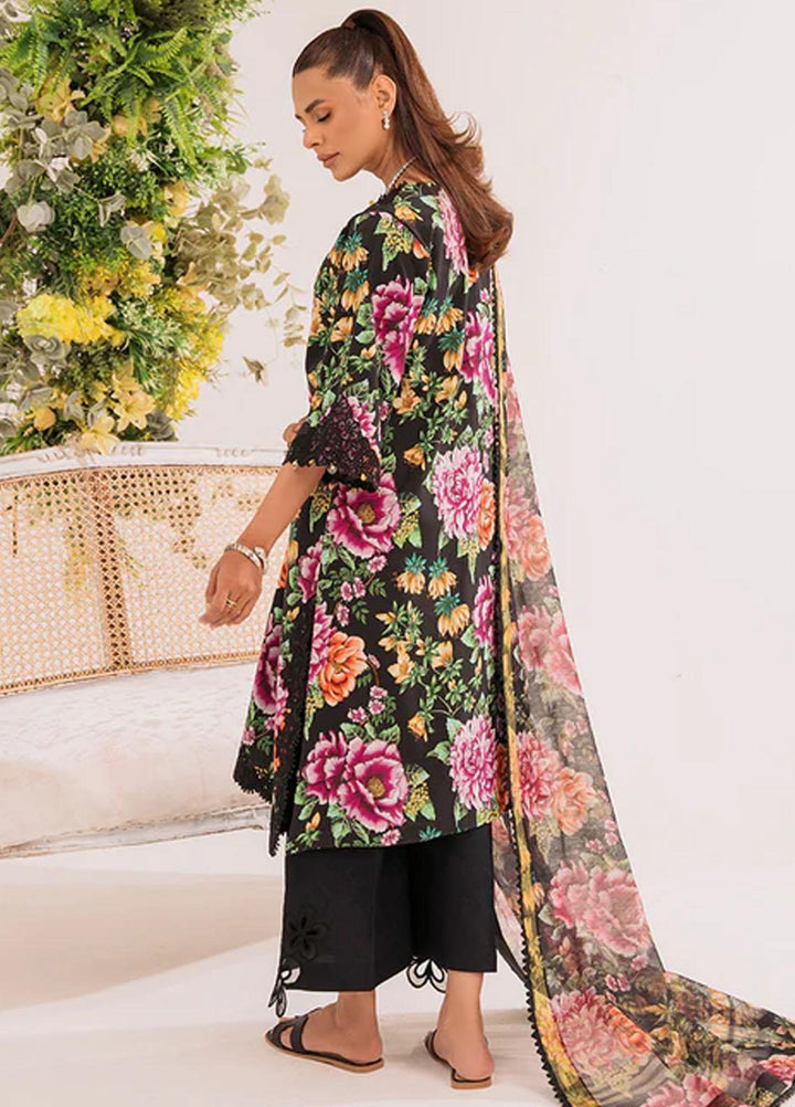 French Garden By Faixa Faixal Embroidered Lawn Suits Unstitched 3 Piece FFX23FG Dahlia - Eid Collection