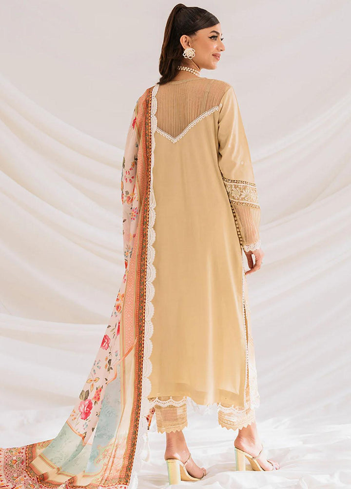French Garden By Faixa Faixal Embroidered Lawn Suits Unstitched 3 Piece FFX23FG Cecelia - Eid Collection
