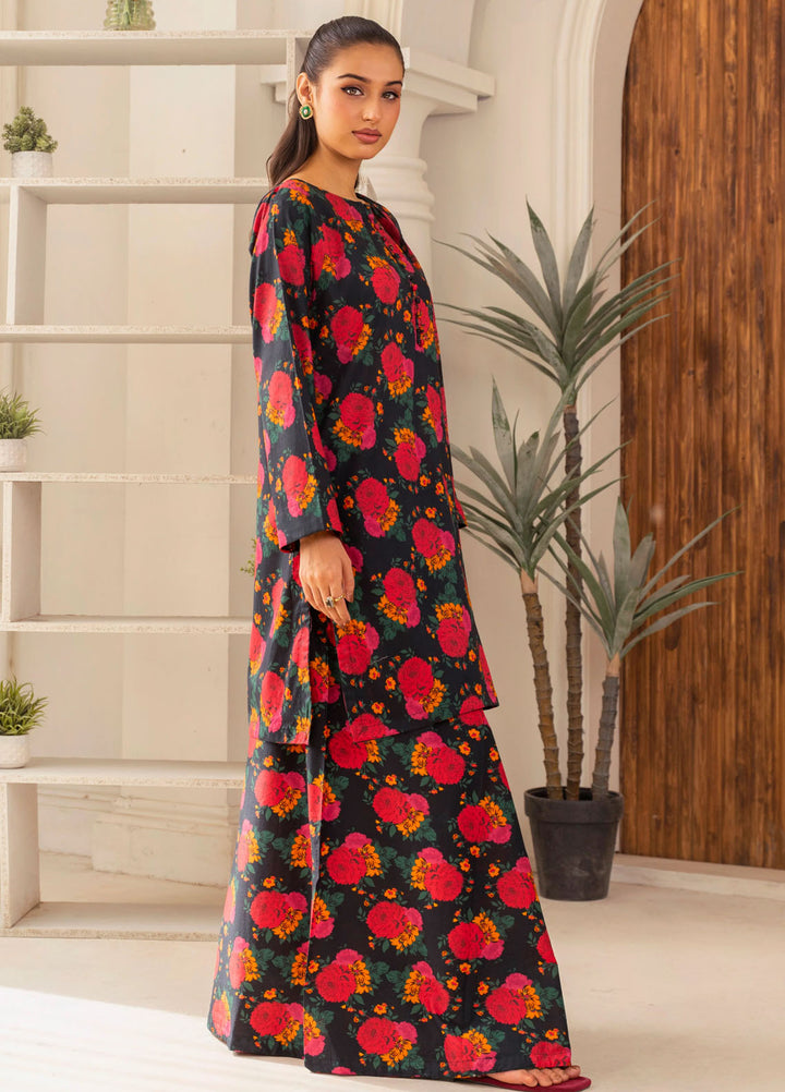 Frilly Flowers by Feathers Printed Lawn 3 Piece Suits Brillex