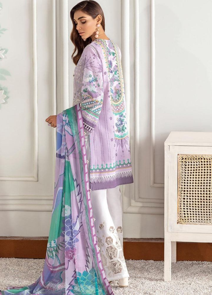 Fuchsia by Baroque Embroidered Lawn Suits Unstitched 3 Piece BQ21F 07 Wurud - Summer Collection
