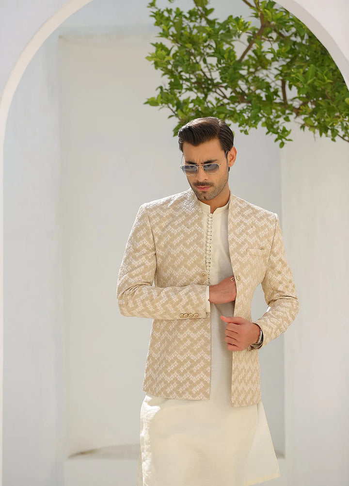 Gem Garments Silk Formal Men Prince Coat - Taha