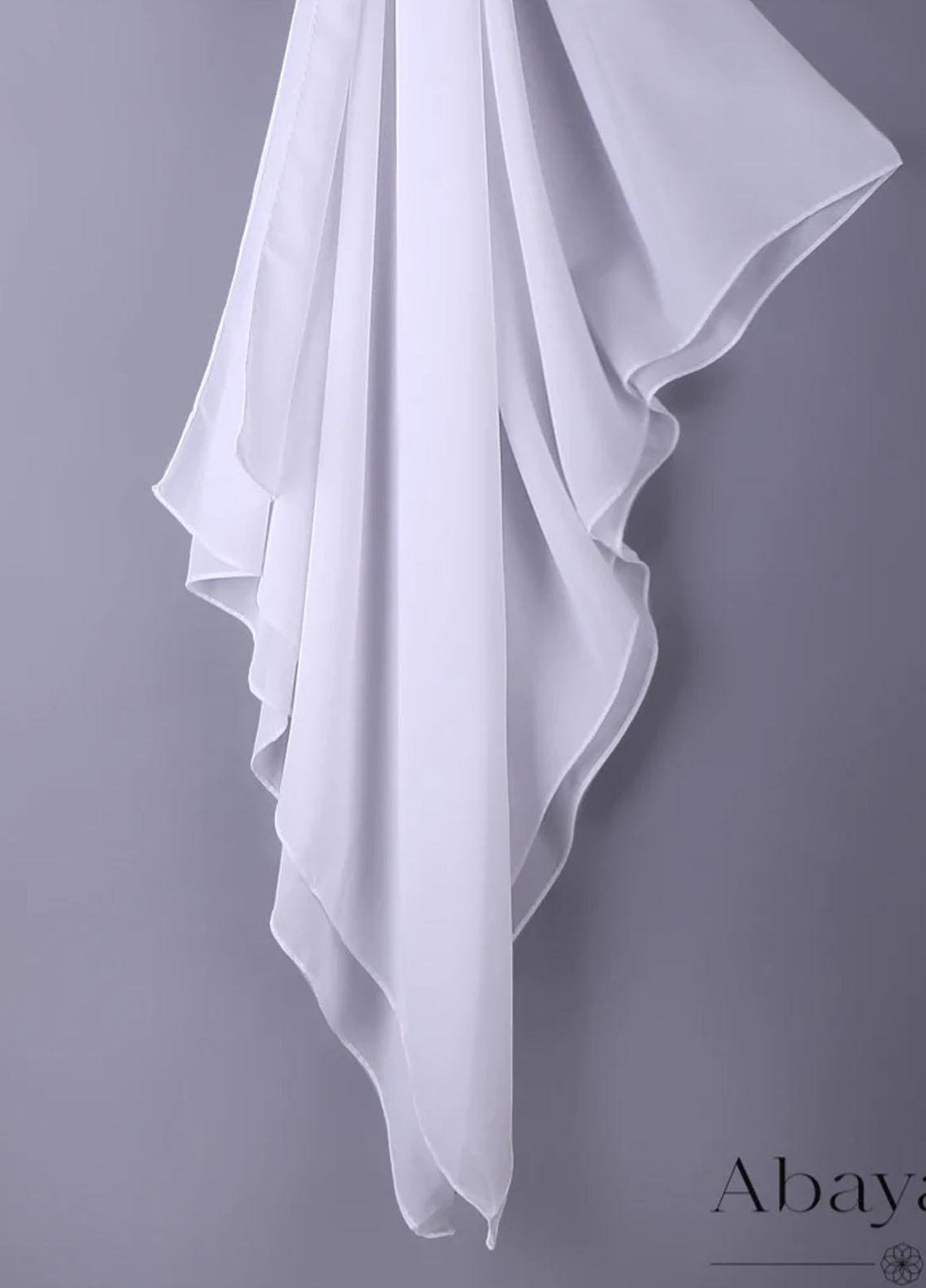 Abaya pk Hijab ABA22HJ Georgette Luxe- Pearl-White - Women Hijabs