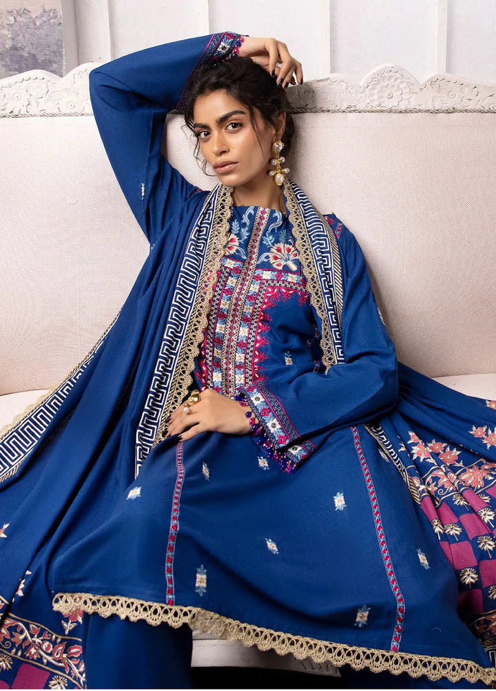 Gul Ahmed Embroidered Karandi Suits Unstitched 3 Piece GA24WU AY-42010 - Winter Collection