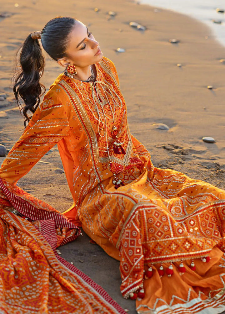Gul Ahmed Embroidered Lawn Suits Unstitched 3 Piece GA25CH BM-52020 - Summer Collection