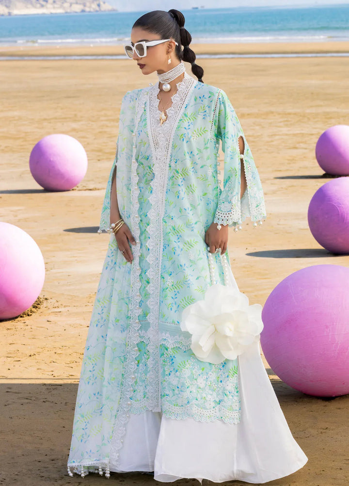 Gul Ahmed Embroidered Lawn Suits Unstitched 3 Piece GA25NS BM-42033 - Summer Collection