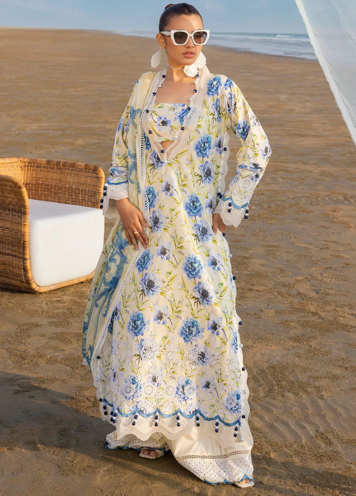 Gul Ahmed Embroidered Lawn Suits Unstitched 3 Piece GA25NS BM-42036 - Summer Collection