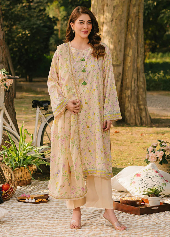 Gul Ahmed Embroidered Lawn Suits Unstitched 3 Piece GA25TM BM-52027 - Summer Collection