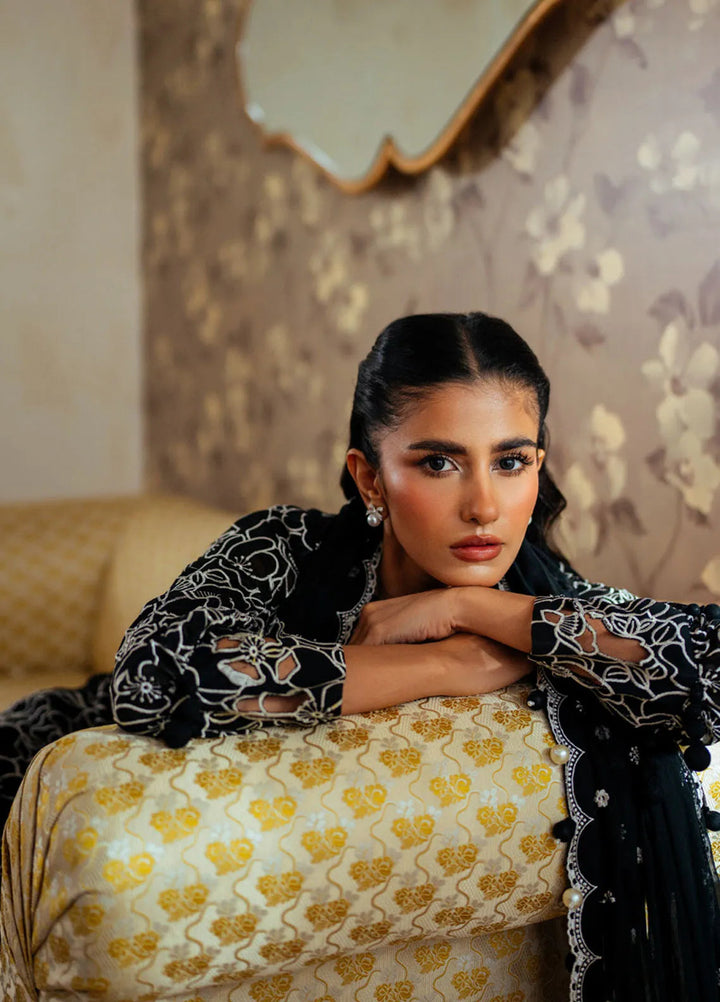 Gul Ahmed Embroidered Swiss Voile Suits Unstitched 3 Piece GA25PL LSV-52002 - Summer Collection