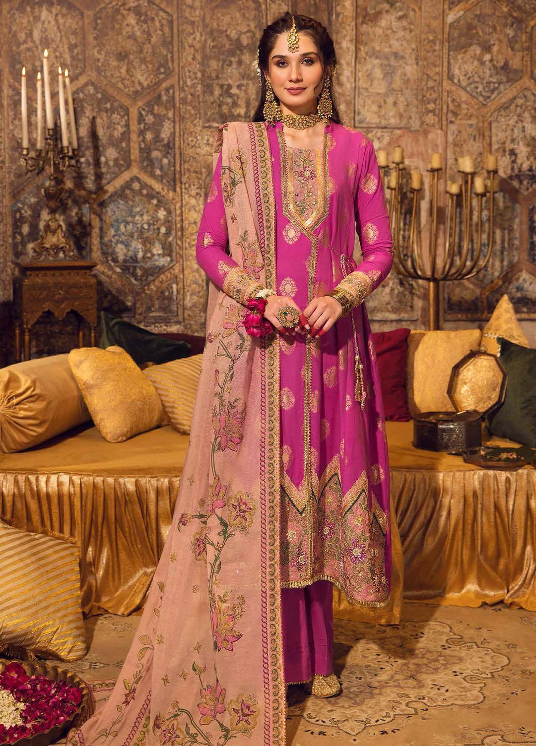 Gul Ahmed Embroidered Lawn Suits Unstitched 3 Piece GA23F FE-32001 - Festive Collection