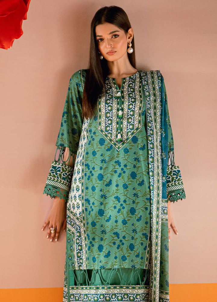 Gul Ahmed Printed Lawn Suits Unstitched 3 Piece CL62015 - Summer Collection