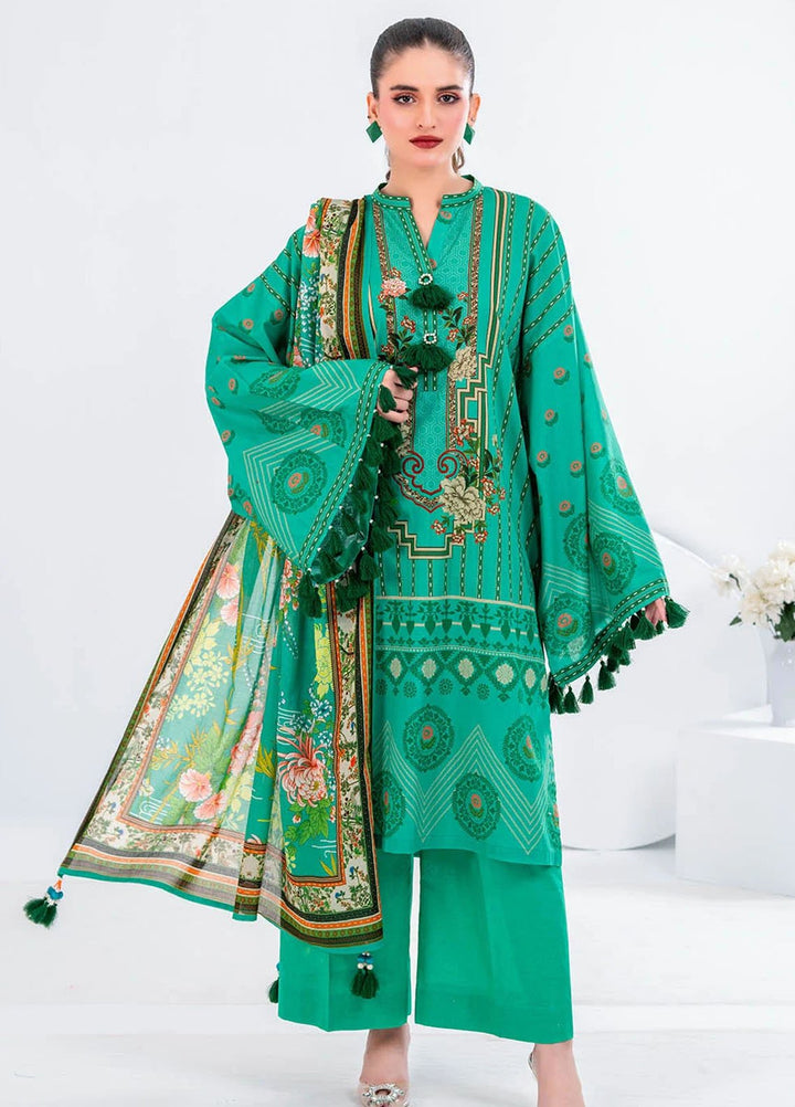 Gul Ahmed Printed Lawn Suits Unstitched 3 Piece CL62048 - Summer Collection